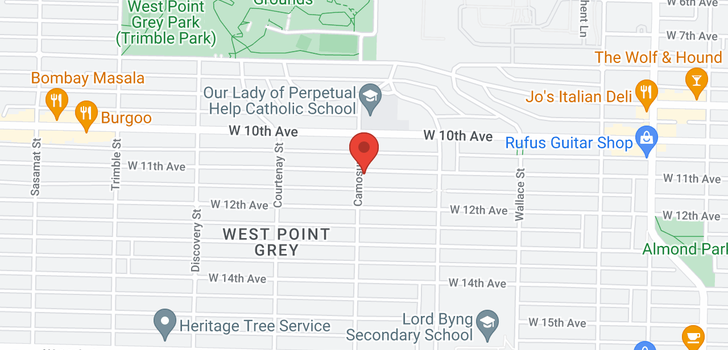 map of 4098 W 11TH AVENUE